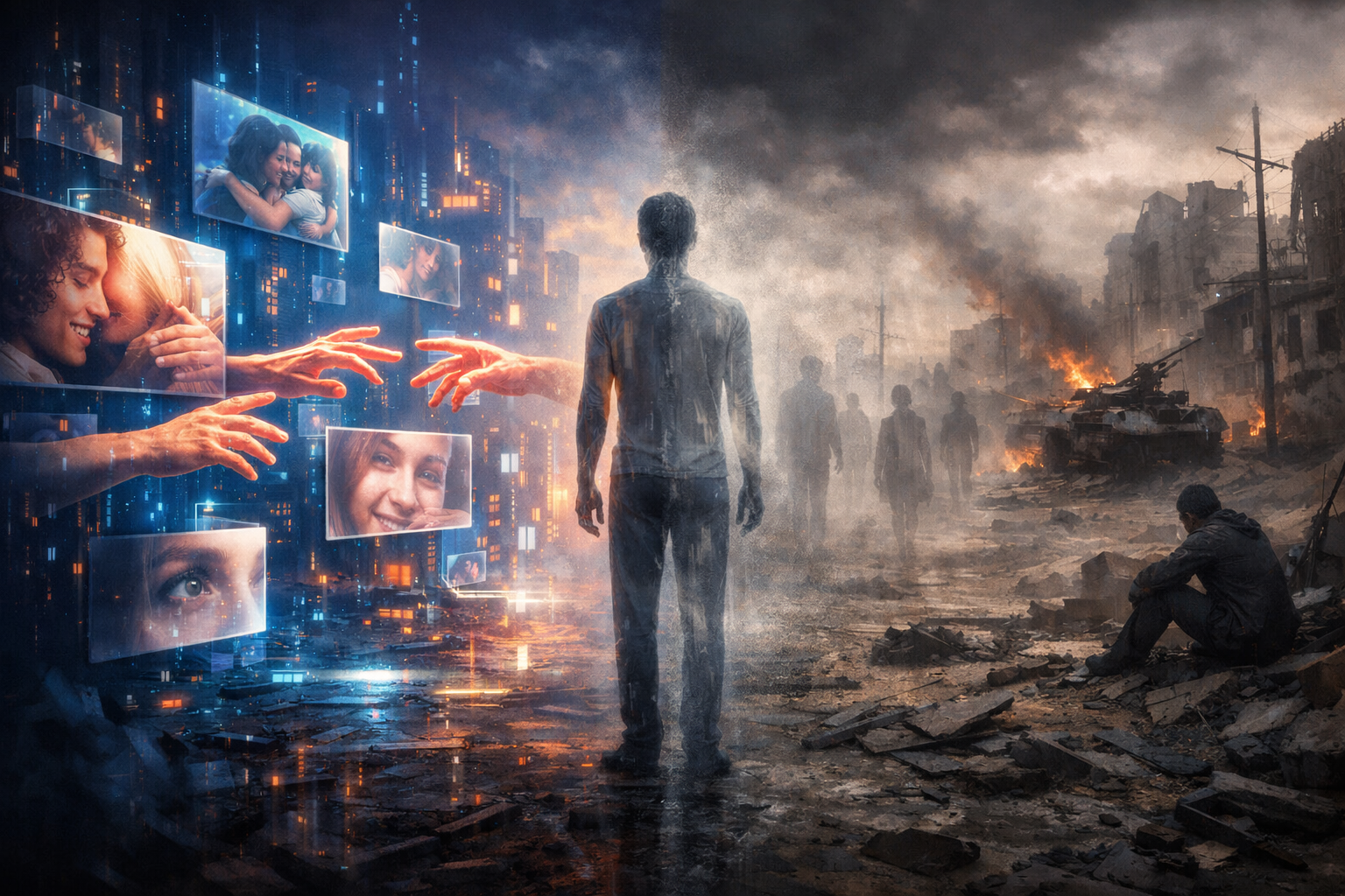 Empati dunia maya adalah kenyataan sesungguhnya, dan Empati dunia lah yang begitu fana